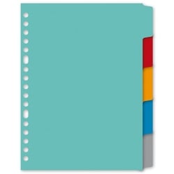 Tabblad A5 17R karton kleur/set 5