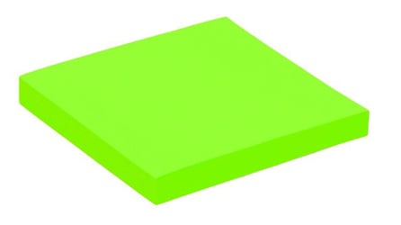 Memoblaadjes Quantore 76x76mm neon groen artikel afbeelding