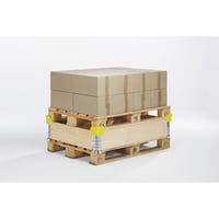 Stapelhoek voor stapelen van pallets op houten opzetranden VE = 20 st.
