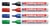 Viltstift edding 3000 rond 1.5-3mm assorti blister à 4 stuks