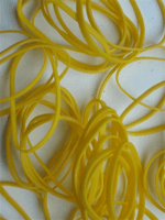 CULTO Elastiek Geel No.16-40/1,5mm Zak 1kg