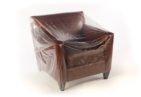 Plastic meubelhoezen 180 x 130 cm - LDPE transparant 50 my