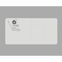 Design-XXL-whiteboard VisuWall h x b = 1980x3920 mm wit (Kleur tafel: wit)