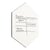 Design whiteboard, zeshoekig, plaatstaal geëmailleerd, wit