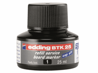 VILTSTIFTINKT EDDING BTK25 VOOR WHITEBOARD ZWART artikel afbeelding