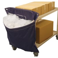 Racksack® voor transportwagens met 1 vak blauw