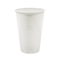 Beker wit 180ml, Ø70mm plastic automaat