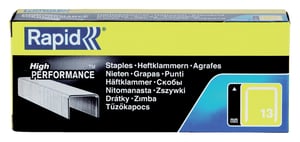 Nieten Rapid 13/10 gegalvaniseerd strong 5000 stuks