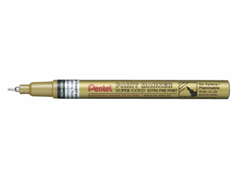 VILTSTIFT PENTEL MFP10 PAINT NAALD 0.7MM GOUD  artikel afbeelding