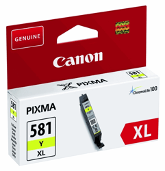 INKCARTRIDGE CANON CLI-581XL GEEL artikel afbeelding