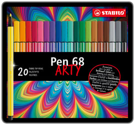 Viltstift STABILO Pen 68 blik assorti