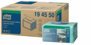 Tork Long Lasting Gevouwen Reinigingsdoek Groen W8 nr.194550 (ds/8x40 vellen)