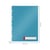 Insteekmap U-model Leitz Cosy harmonica A4 met perforatiestrip PP blauw