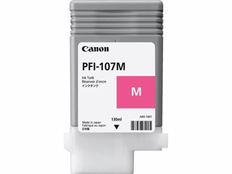 Canon PFI-107 M inktcartridge Single Pack, 6707B001, magenta artikel afbeelding