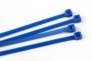 Tyraps 368 mm x 4,8 mm, blauw