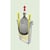 Afvalbak voor kringloopmateriaal SLIM JIM® inhoud 60 l, deksel met verzonken greep grijs