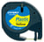 Dymo Letratag labeltape 91202 plastic 12mm x 4 m zwart op geel