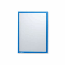 Magnetische infohoes A4, b x h = 225x312 mm frame blauw, VE = 10 stuks