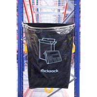 Racksack® inhoud 160 l, motief papierafval blauw/transparant, VE = 10 stuks