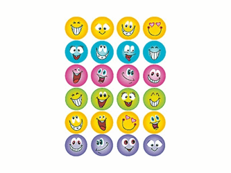 ETIKET HERMA 6818 SMILES GLIMMER FOLIE artikel afbeelding
