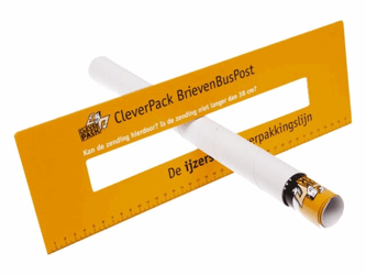 VERZENDKOKER CLEVERPACK A3 +DOPPEN 330X29.7X1.2 WIT