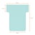 Nobo T-planbordkaarten index 1,5, ft 53 x 45 mm, blauw