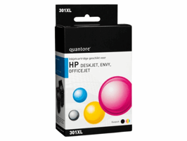 Inktcartridge Quantore alternatief tbv HP CH563EE CH564EE 301XL zwart + kleur