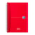 Adresboek Oxford Office Essentials A5 72vel dubbelspiraal assorti