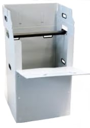 Garderobedoos kunststof - 610 x 510 x 1300 mm