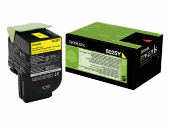 TONERCARTRIDGE LEXMARK 80C2SY0 PREBATE 2K GEEL artikel afbeelding