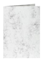 Correspondentiekaart Papicolor dubbel 105x148mm Marble grijs
