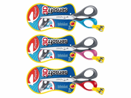 Schaar Maped Sensoft 16cm links assorti