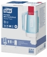 Tork Starterpack Draagbare Mini Centerfeed Poetspapier Dispenser Kunststof Wit/Turquoise M1 - Tork 658001