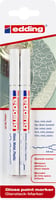Viltstift Edding 780 lakmarker rond 0.8mm blister à 2 stuks wit