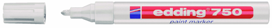 Edding Lakmarker 750 2 - 4 mm, wit artikel afbeelding