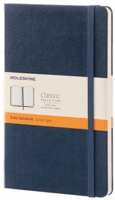 Notitieboek Moleskine large 130X210mm lijn hard cover sapphire blue