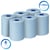 Handdoekrol KC Scott Essential Slimroll 1-laags 190m blauw 6696