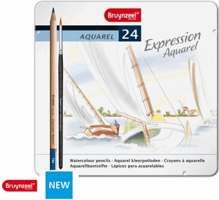 Kleurpotloden Bruynzeel aquarel Expression blik à 24 stuks assorti