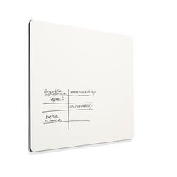 Whiteboard CURVE frameloos, met afgeronde hoeken b x h = 1180x880 mm