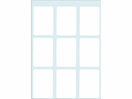 Etiket HERMA 3752 24x35mm wit 63 stuks
