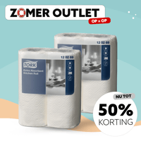 Keukenrol Tork rollen extra absorberend papier 2-laags 2 rollen 120269