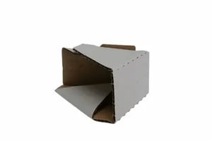 Lijsthoek 21mm golfk. Wit 3mm [Pallet]