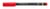 Viltstift Staedtler Lumocolor 319 special permanent F rood