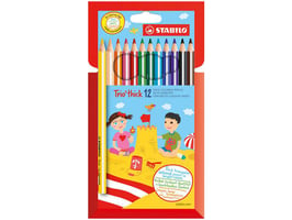 STABILO Etui kleurpotlood trio dik (pak 12 stuks)