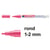 Lakmarker edding 751 1-2mm roze/pk10