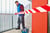 Signaallint Tesa 58137 80mmx100m rood/wit