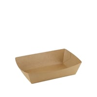FSC® kraft/PLA coated snackbakje 167x100x53mm A50