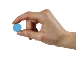 Magneet MAUL Neodymium rond siliconen 19.2x4mm 0,8kg 10stuks