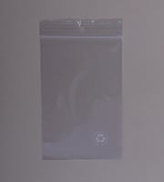 Gripzakken met ophanggat 5 mm, transparant, 30% gerecycled