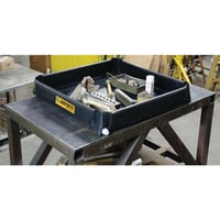 Universele bak, flexibel met aftapopening opvangvolume (Breedte: 900 mm; Diepte: 900 mm; Gewicht: 1.8 kg; Opvangvolume: 114 l)